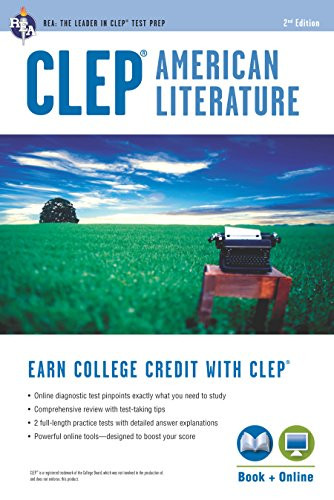 CLEP American Literature Book + Online - College Placement Test