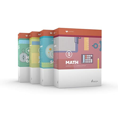 New Lifepac Grade 5 AOP 4-Subject Box Set