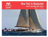 New York to Nantucket and to Cape May New Jersey MAPTECH ChartKit