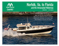 Norfolk Va. to Florida and the Intracoastal Waterway MAPTECH ChartKit