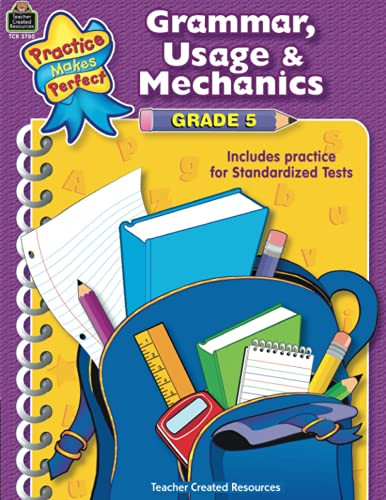 Grammar Usage & Mechanics Grade 5