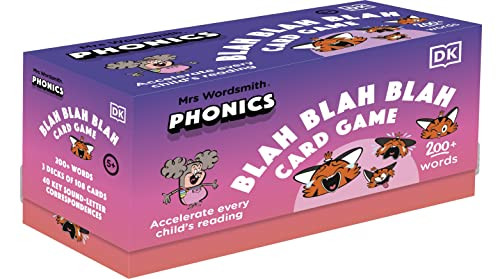 Mrs Wordsmith Phonics Blah Blah Blah Card Game Kindergarten & Grades