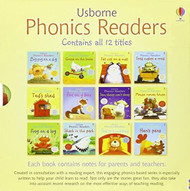 Usborne Phonics Readers 12 illustrated Books Box Set Collection - Read