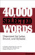 40000 Selected Words
