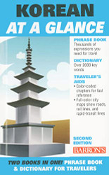 Korean At A Glance: Phrasebook and Dictionary for Travelers