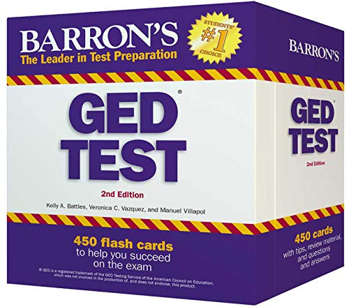 Barron's GED Test Flash Cards