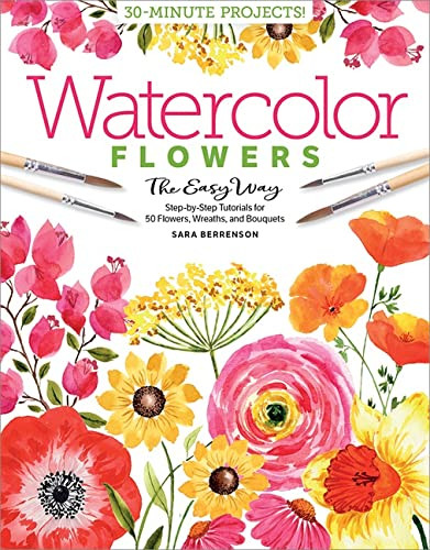 Watercolor Workbook: Flowers