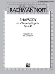 Rhapsody on a Theme by Paganini Opus 43 for Two Pianos/Four Hands