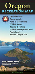 Oregon Recreation Map (Benchmark Maps)