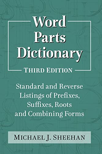 Word Parts Dictionary