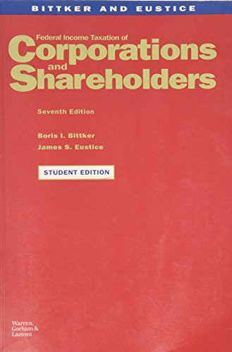 Federal Income Taxation of Corporation and Shareholders