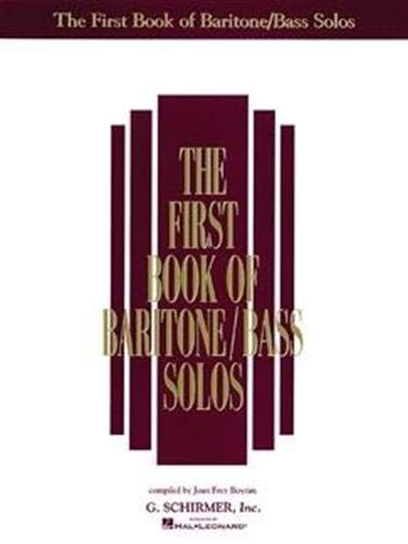 First Book of Baritone/Bass Solos