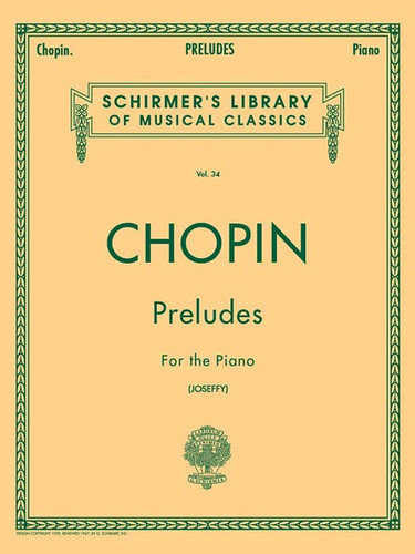 Chopin - Preludes for the Piano volume 34