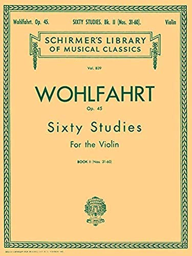 Wohlfahrt - 60 Studies Op. 45 - Book 2 Volume 839