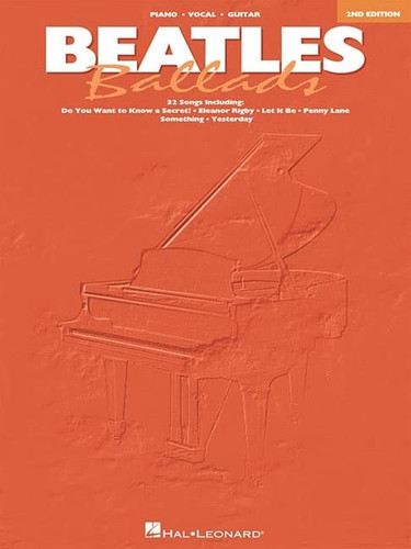 Beatles Ballads Piano Vocal and Guitar Chords