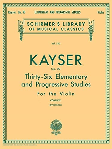 36 Elementary and Progressive Studies Op. 20