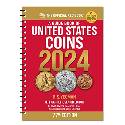 Guide Book of United States Coins 2024 Spiral "Redbook" - A Guide Book