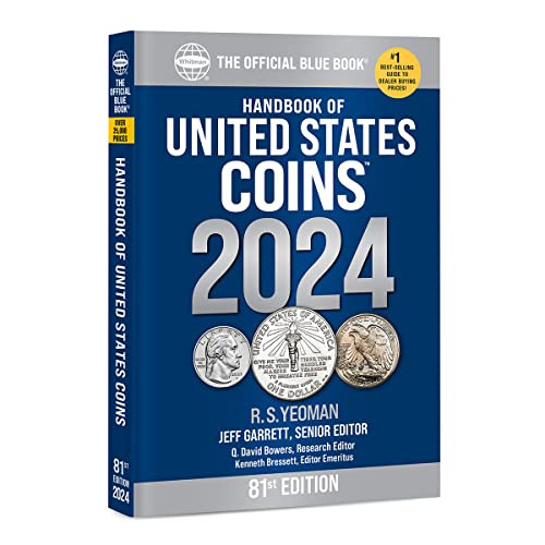 Handbook (BlueBook) of United States Coins 2024 (Official Blue Book