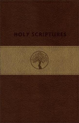 TLV Personal Size Giant Print Reference Holy Scriptures Brown/Sand
