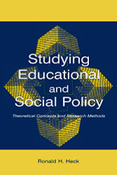 Studying Educational and Social Policy
