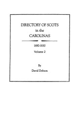 Directory of Scots in the Carolinas Volume 2