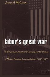 Labor's Great War: The Struggle for Industrial Democracy