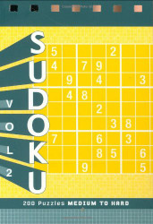 Sudoku Puzzle Pad: Medium to Hard: 2