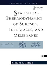 Statistical Thermodynamics Of Surfaces Interfaces And Membranes