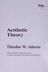 Aesthetic Theory (Volume 88) (Theory and History of Literature)