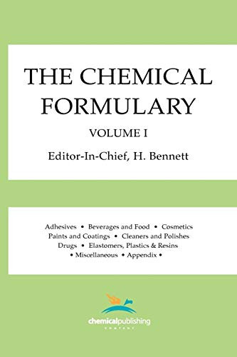 Chemical Formulary Volume 1