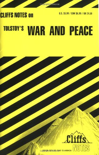 Tolstoy's War and Peace (Cliffs Notes)