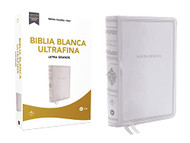 Biblia Reina-Valera 1960 Biblia Blanca Ultrafina Letra grande.