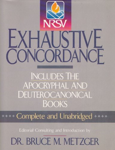 Exhaustive Concordance: New Revised Standard Version