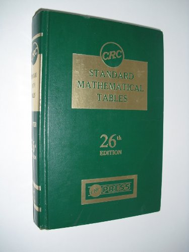 CRC Standard Mathematical Tables