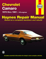 Chevrolet Camaro (70-81) Haynes Repair Manual (Haynes Manuals)