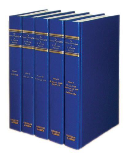 Summa Theologica of St. Thomas Aquinas (Five Volumes)