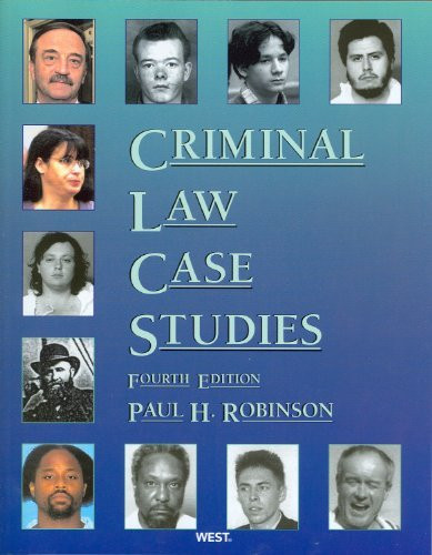 Criminal Law Case Studies