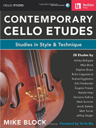 Contemporary Cello Etudes Studies in Style & Technique Book/Online