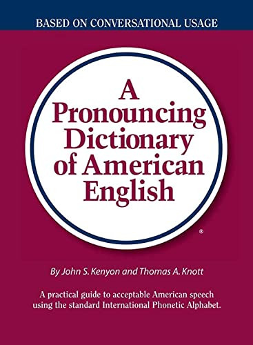 Pronouncing Dictionary of American English