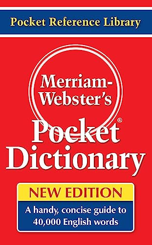 Merriam-Webster's Pocket Dictionary Newest Edition