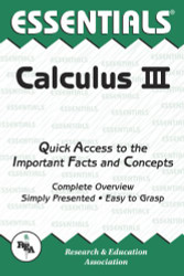 Calculus III Essentials (Volume 3) (Essentials Study Guides)