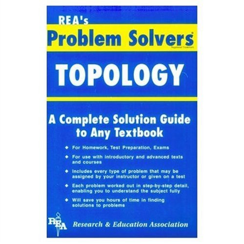 Topology Problem Solver (Problem Solvers Solution Guides)