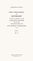 First Philosophy or Ontology