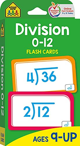 School Zone - Division 0-12 Flash Cards - Ages 9 and Up 3rd Grade School Zone - Division 0-12 Flash Cards - Ages 9 and Up 3rd Grade