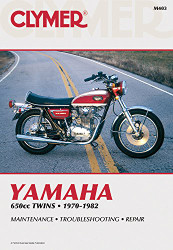 Clymer Yamaha 650cc Twins 1970-1982