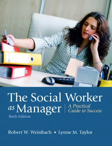 Social Worker As Manager