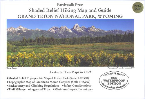 Grand Teton National Park Hiking Map