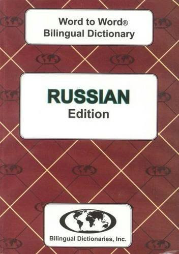 Russian edition Word To Word Bilingual Dictionary