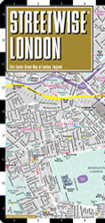Streetwise London Map - Laminated City Center Street Map of London