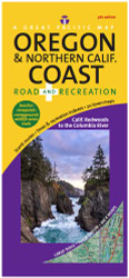 Oregon & Northern Coast Road & Recreation Map